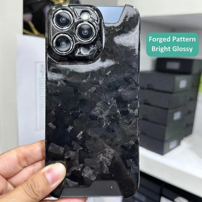 Irregular Silver Carbon iPhone Case