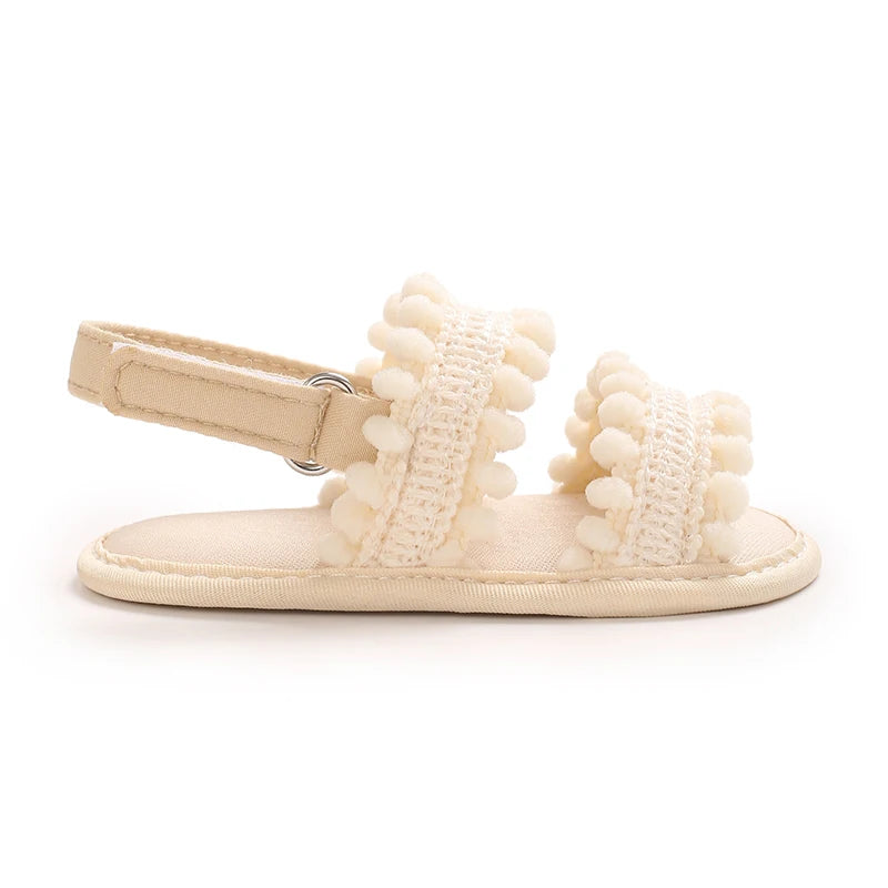 Cotton Soft-Sole Baby Sandals