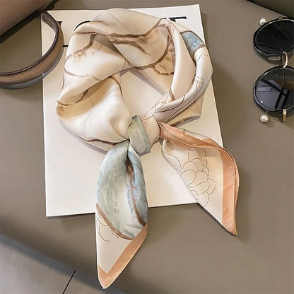 Scarf 70 70Cm Silk Square