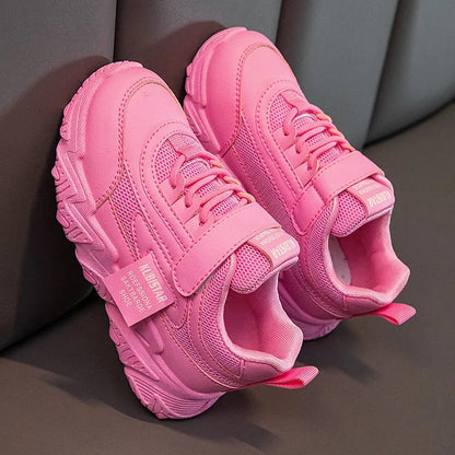 Hook-and-Loop Mesh Sneakers