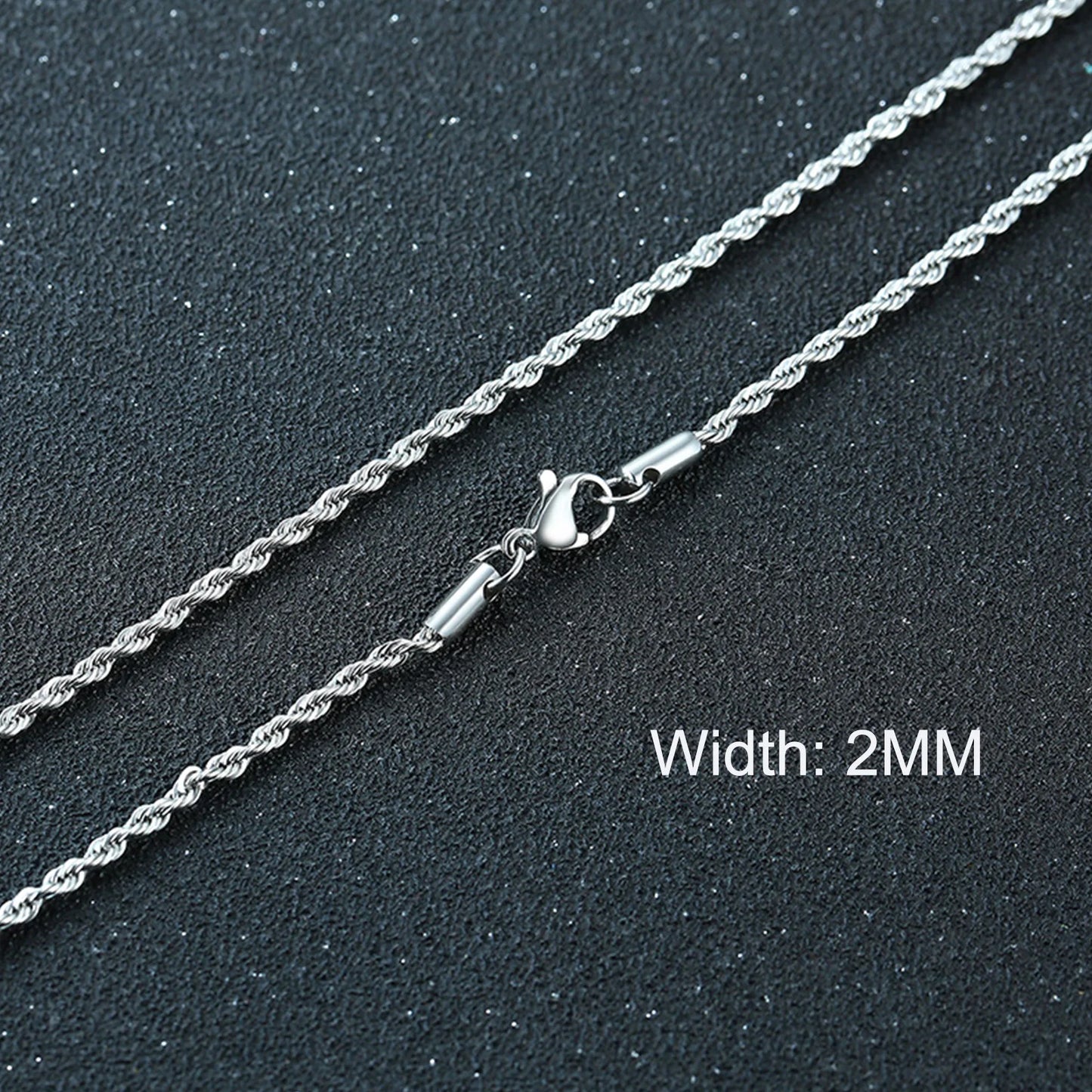 Metal Round Stainless Cuban Chain Party