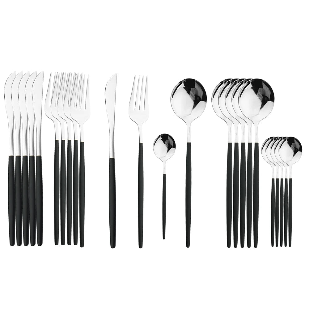 Metal Western Solid Cutlery Set