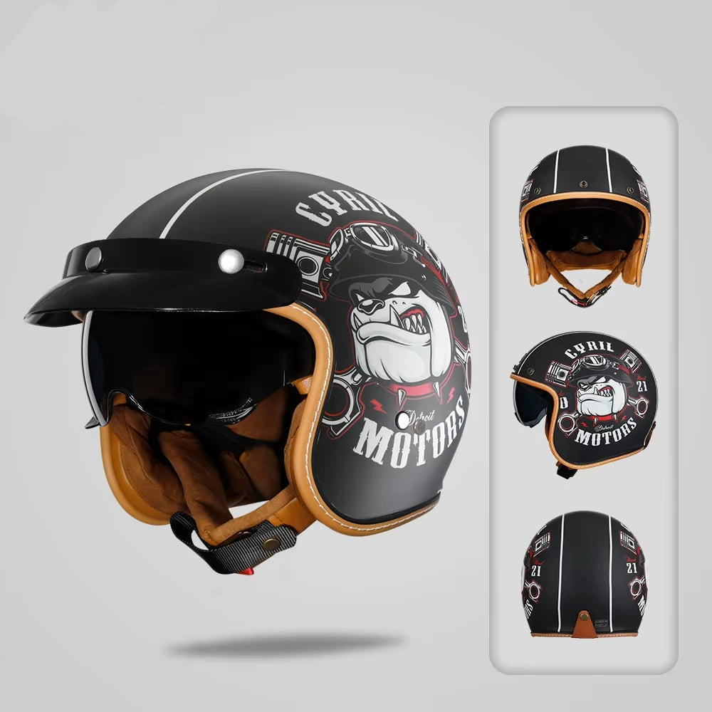 CYRIL B206 Retro Jet Helmet