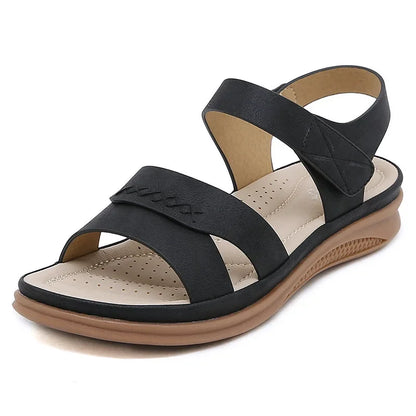Buckle Wedge Sandals