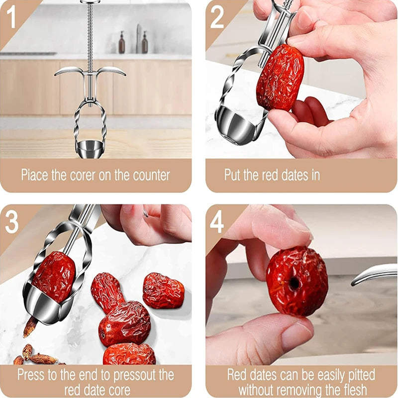 Stainless Steel Kitchen Gadget Red