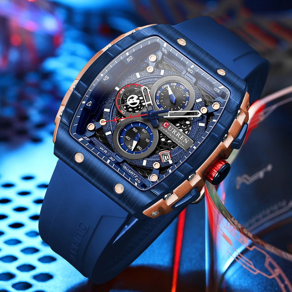 Men’s Luxury Square Quartz Watch