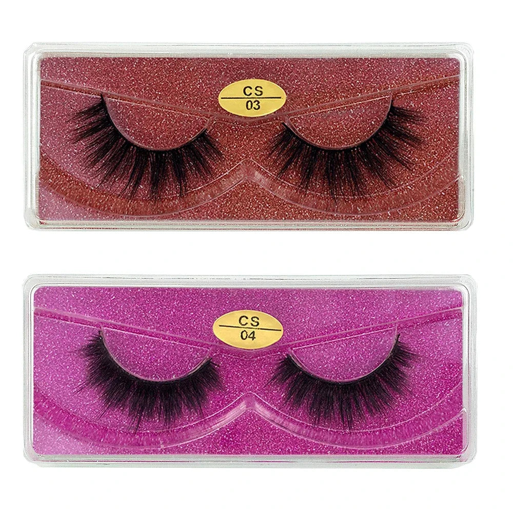 20 Pairs 3D Mink Thick Strip Eyelashes