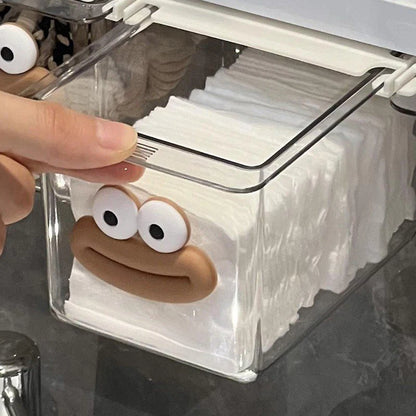 Under Mirror Transparent Drawer