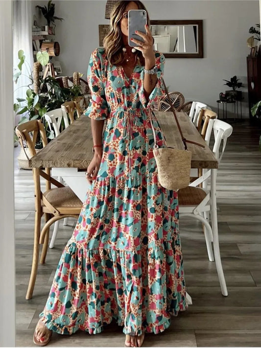 Summer Boho Casual Dress