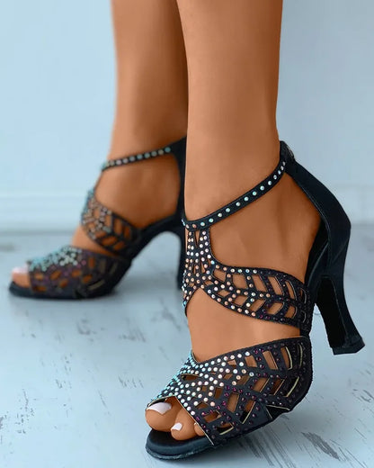Zip Gladiator Square Heels