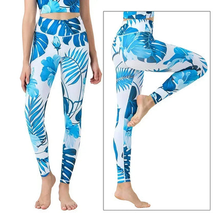 Cloud Hide Floral Push-Up Leggings