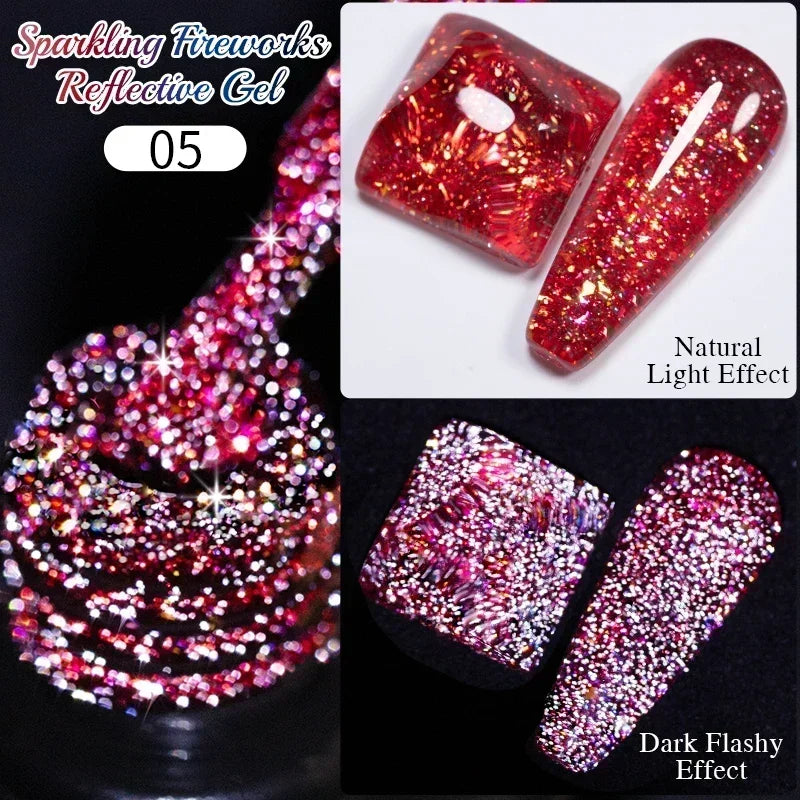 Wine Red Cat Eye Gel Polish