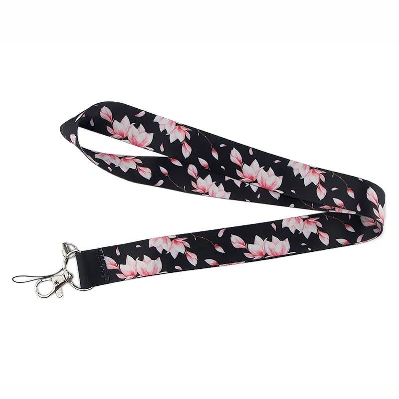 Sakura Cherry Blossoms Flower lanyard