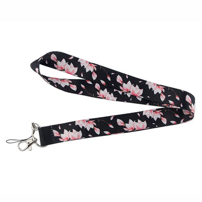Sakura Cherry Blossoms Flower lanyard