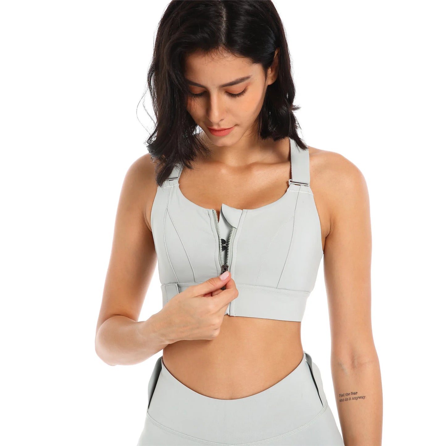 Adjustable High-Support Sports Bra
