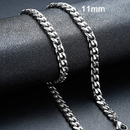 Metal Round Stainless Cuban Chain Party