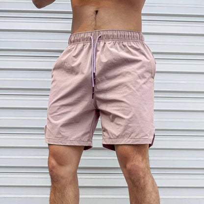 Lightweight Drawstring Gym Shorts