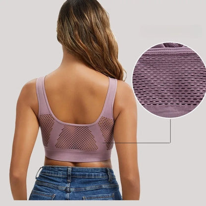 Seamless Push Up Sports Bra