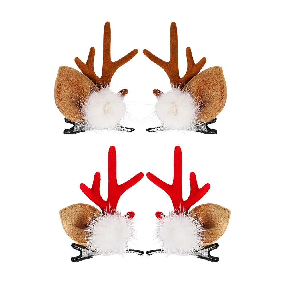 Christmas Antler Hair Clips