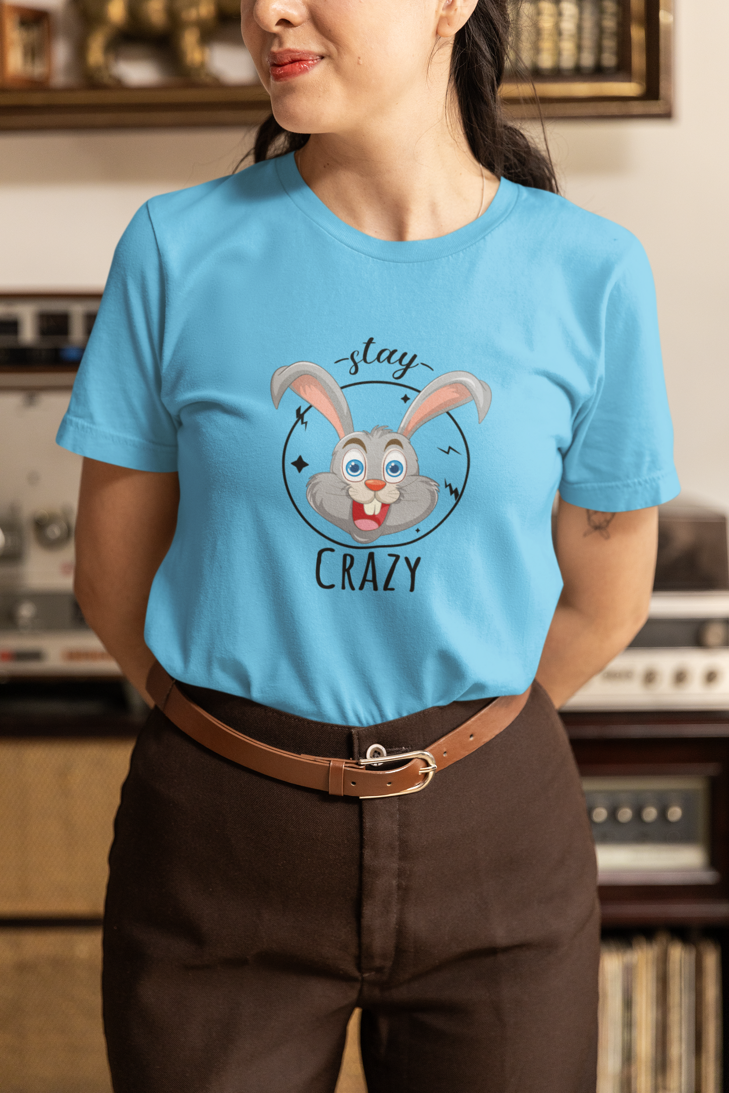 Stay Crazy | Graphic T Shirt | Unisex Softstyle T-Shirt
