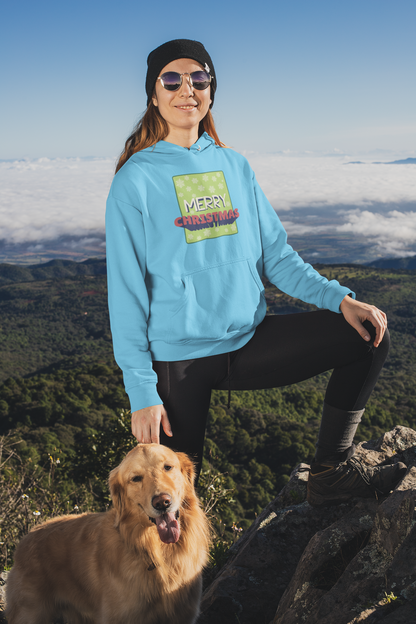 Unisex Merry Christmas Fleece Hoodie