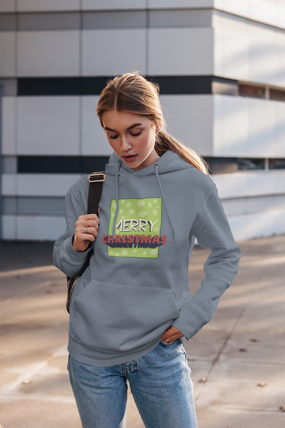 Unisex Merry Christmas Fleece Hoodie