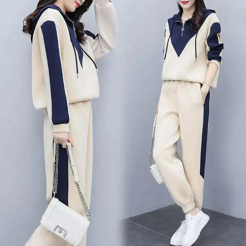 Women’s Zipper Tracksuit Set
