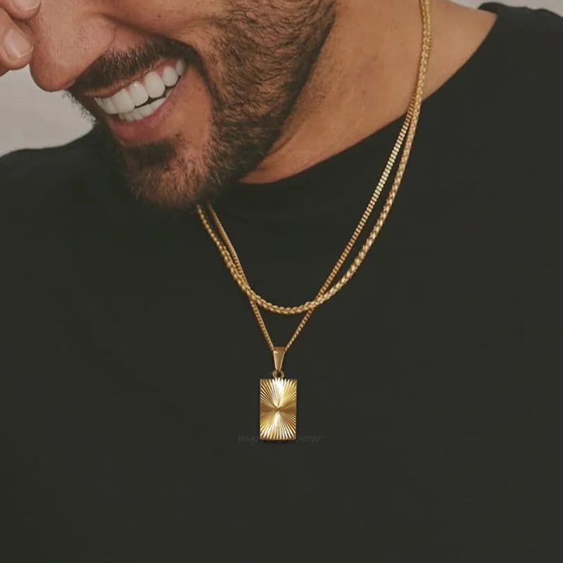 Metal Round Stainless Necklace Party