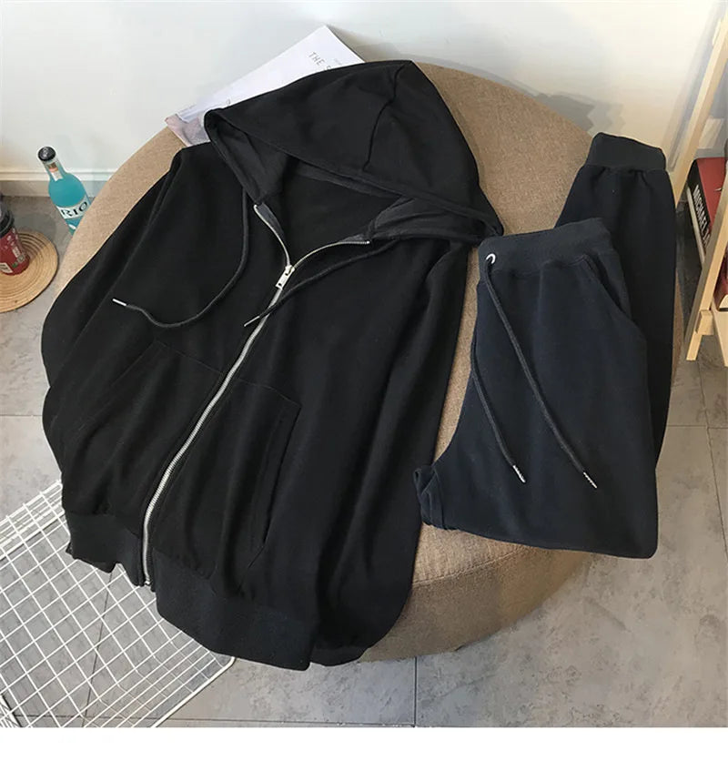 Women’s Zipper Tracksuit Set