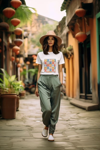 Geometric Pattern | Graphic T Shirt | Unisex Softstyle T-Shirt