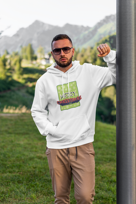 Unisex Merry Christmas Fleece Hoodie
